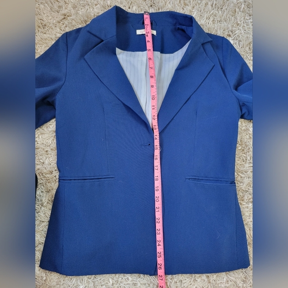 Blue oversized blazer jacket - Picture 11 of 11